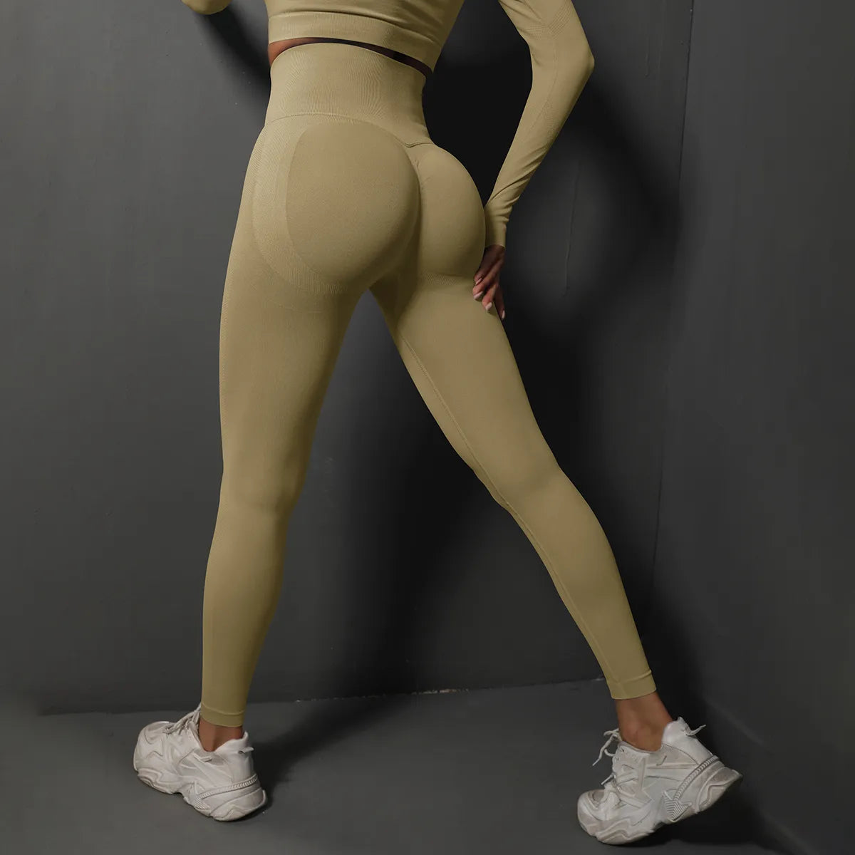 Seamless Gym Ankle-Length Booty Lifting Leggings
