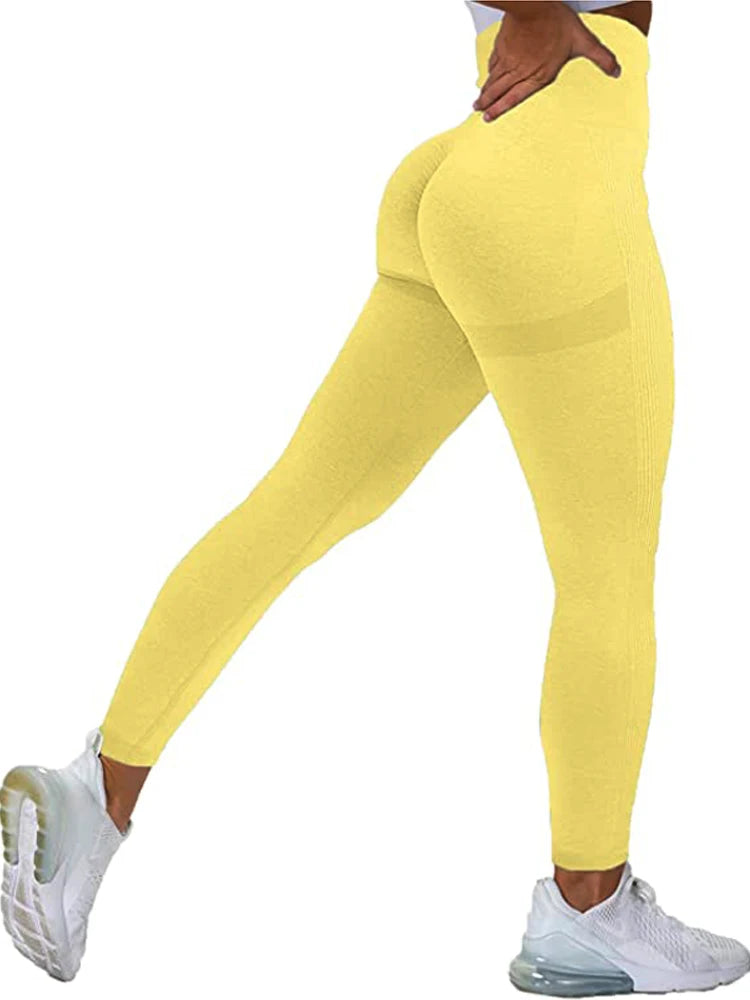 Seamless High Waist Elastic Yoga Leggings