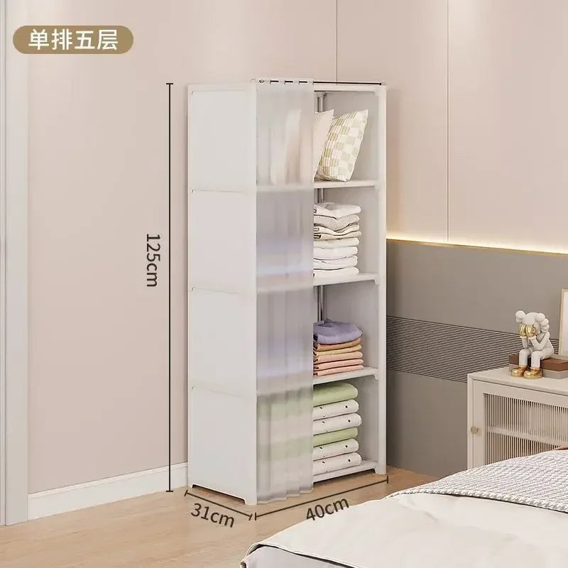 Dustproof Multi-layer Wardrobe Storage Rack