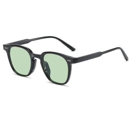 Neue quadratische Vintage-Sonnenbrille – kleine runde Sonnenbrille für Damen und Herren