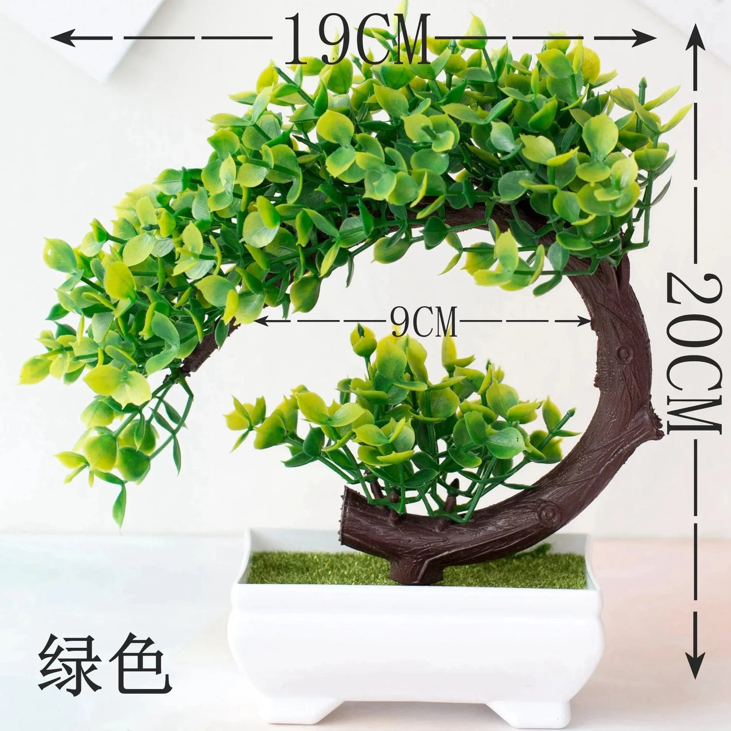 Artificial Bonsai Plants and Simulated Tree for Table Ornaments