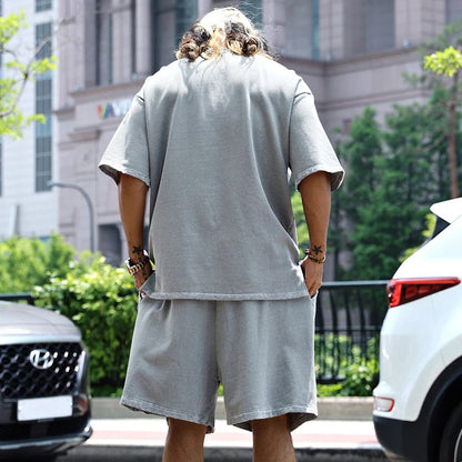 Ensemble décontracté de style japonais pour hommes d'été