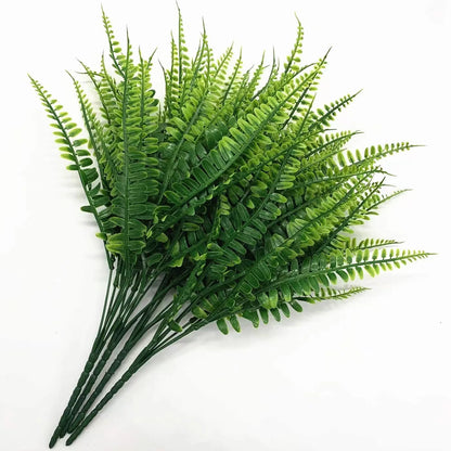 Artificial Persian Ferns Green Leaves Flower Decor