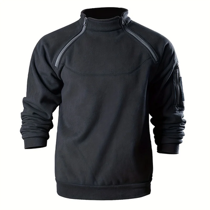 Tactical Fleece Pullover Military Sweatshirt - Windproof