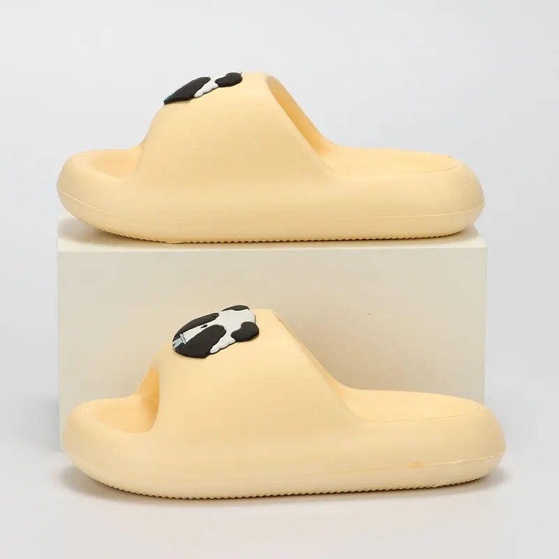 New Summer Panda Platform Slippers