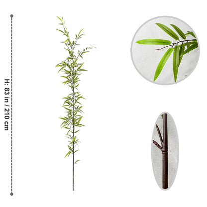 130-210cm Artificial Bamboo Leaves Wedding Decor
