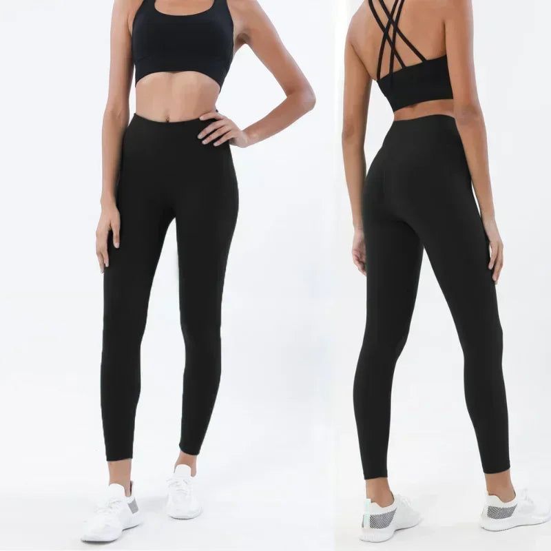 Women's Yoga Clothes Set - Leggings and Tops