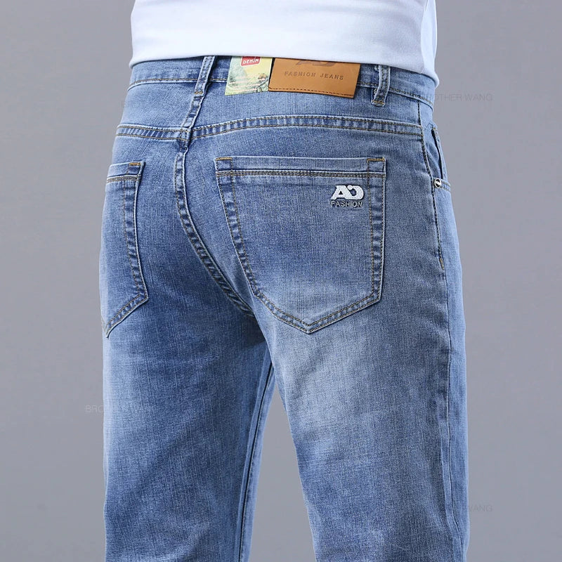 Stylische hellblaue Slim Jeans für Herren