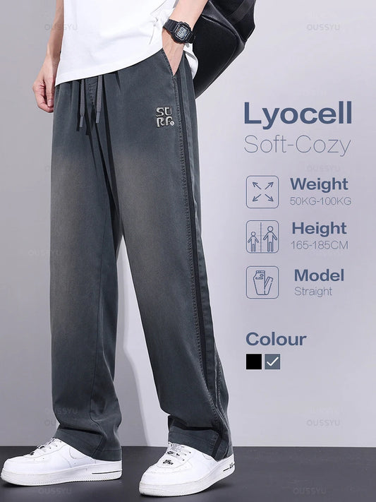 Jean large en lyocell souple pour homme