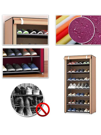 Armoire anti-poussière pour chaussures minimaliste
