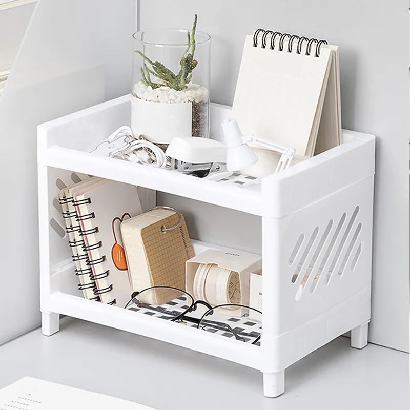 Double Layer Desktop Storage Rack