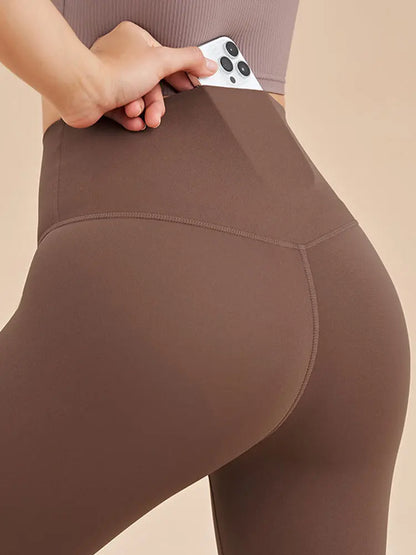7-Punkt-Sportleggings mit hoher Taille