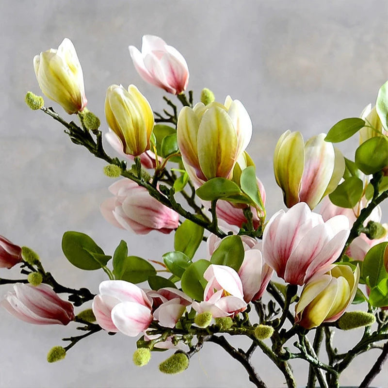 Artificial Magnolia Branch for Home & Wedding