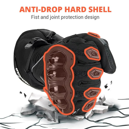 Winter-Motorradhandschuhe – Winddicht