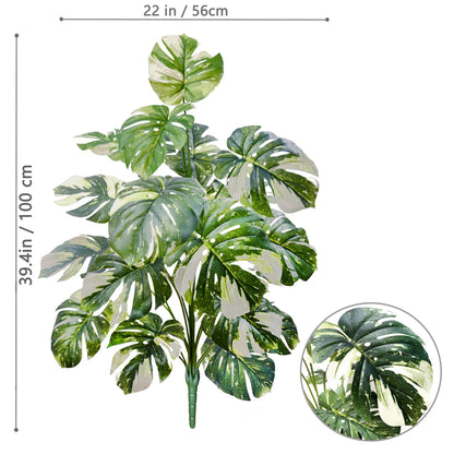 110cm Artificial Monstera Palm Tree Home Decor