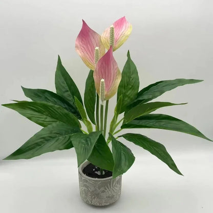Stylish Artificial Anthurium Plants Home Decor