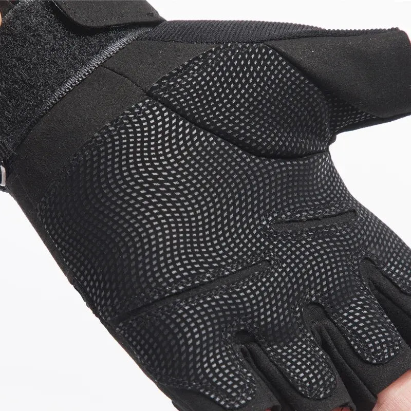 Outdoor Tactical Gloves – Half Finger for Sports & Combat