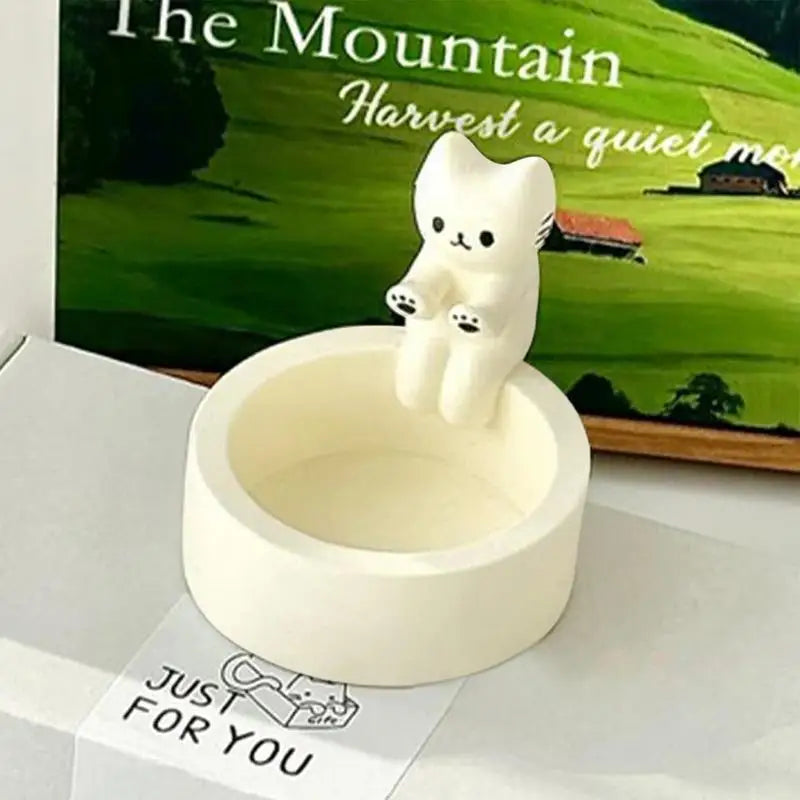 Grilled Cat Aromatherapy Candle Holder