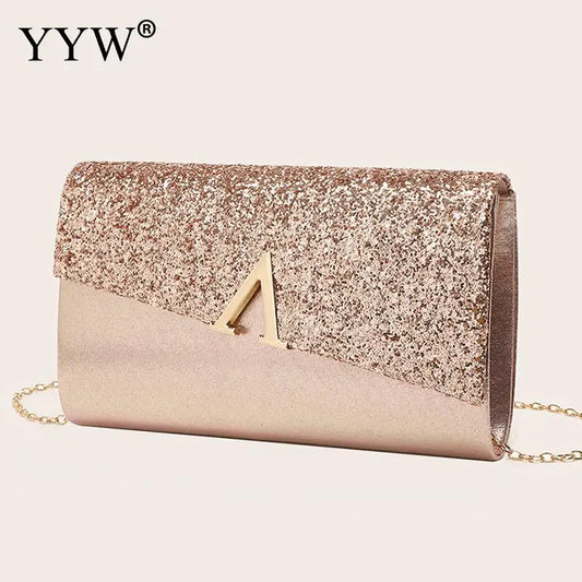 Sequins Women's Envelope Evening Bridal Purse