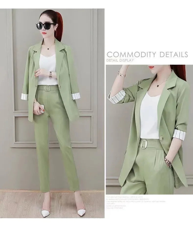 Women's Elegant High-End Feel Small Jacket 2-Piece Set