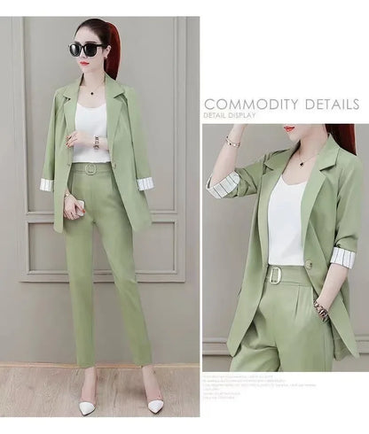 Women's Elegant High-End Feel Small Jacket 2-Piece Set