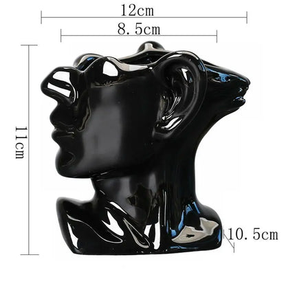 Nordic Style Ceramic Flower Vase Art