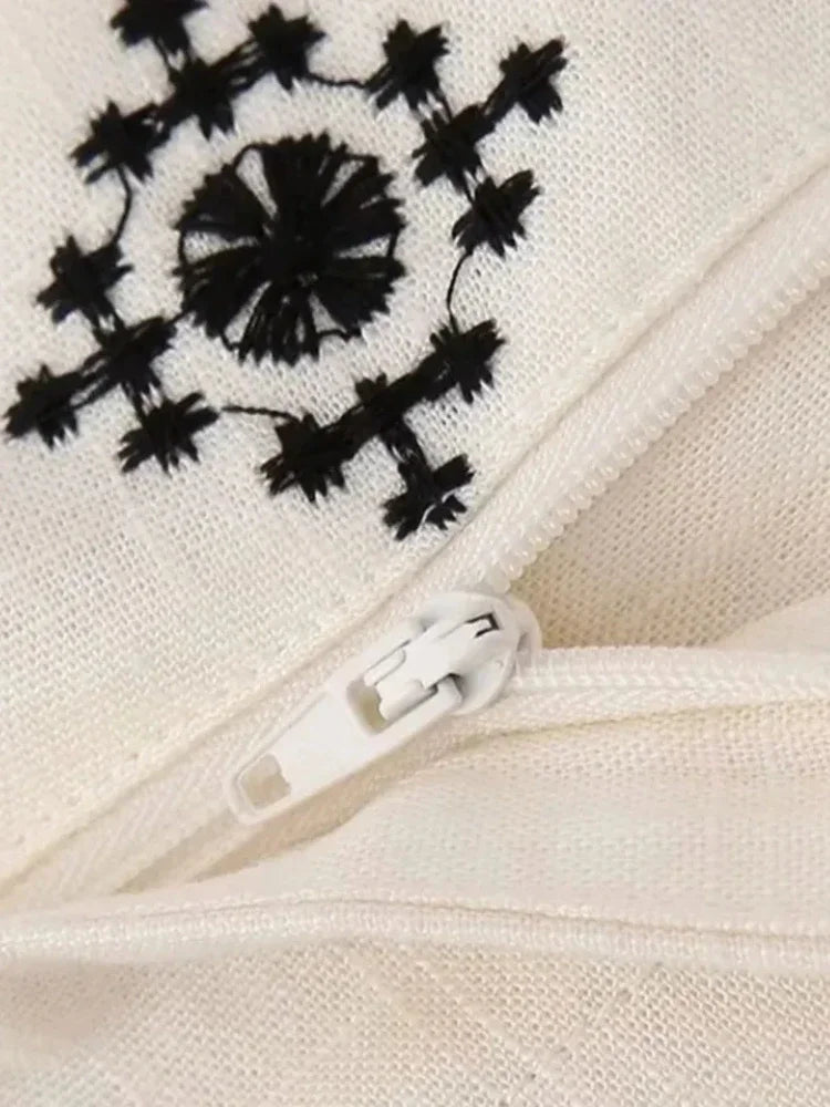 Plus Size Printed Wide Leg Casual Pants