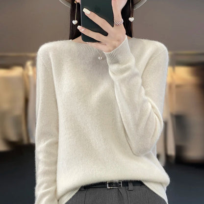 Autumn Winter Women's Merino Wool Sweater