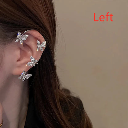 Luxury Star Butterfly Ear Cuffs