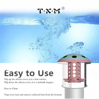 2-in-1 Drain Hair Catcher for Bathtub & Sink