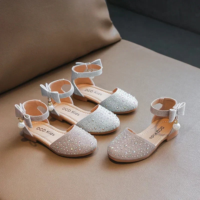 Silver Princess Sandals for Baby Girls