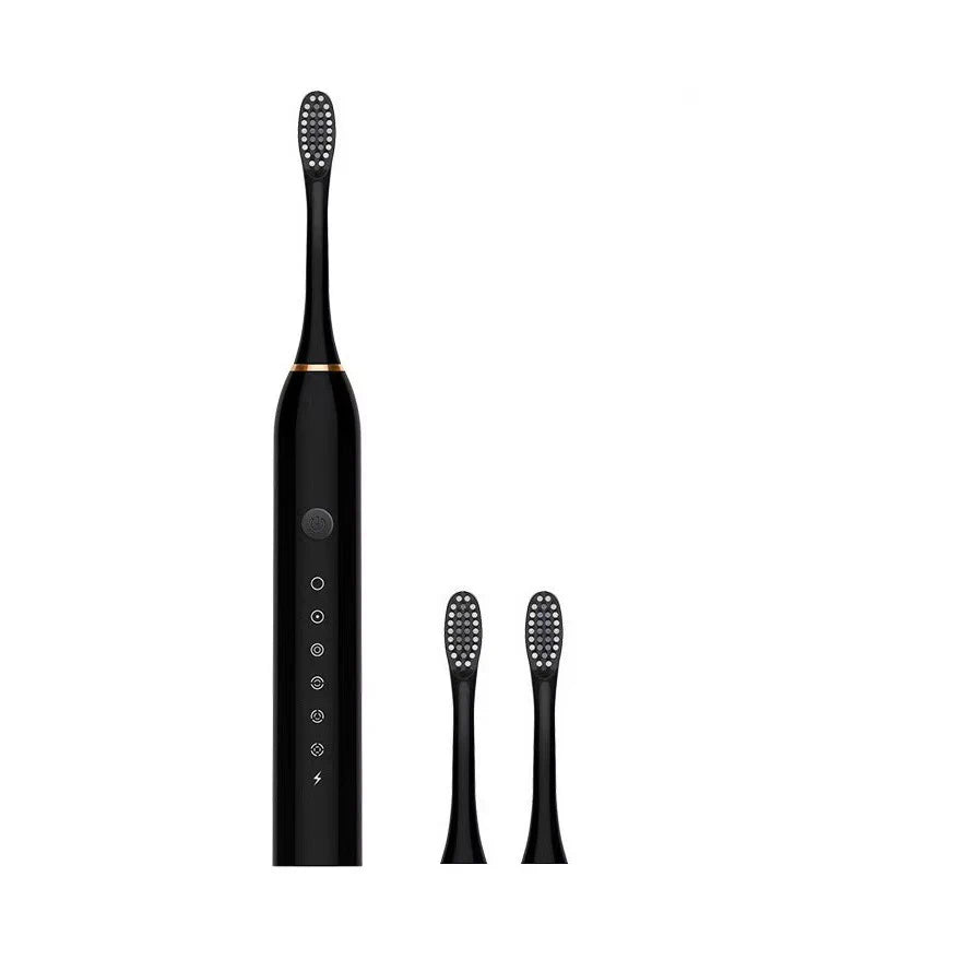 Electric Toothbrush Waterproof DuPont Brush Head USB Rechargeable High Frequency Cleaning