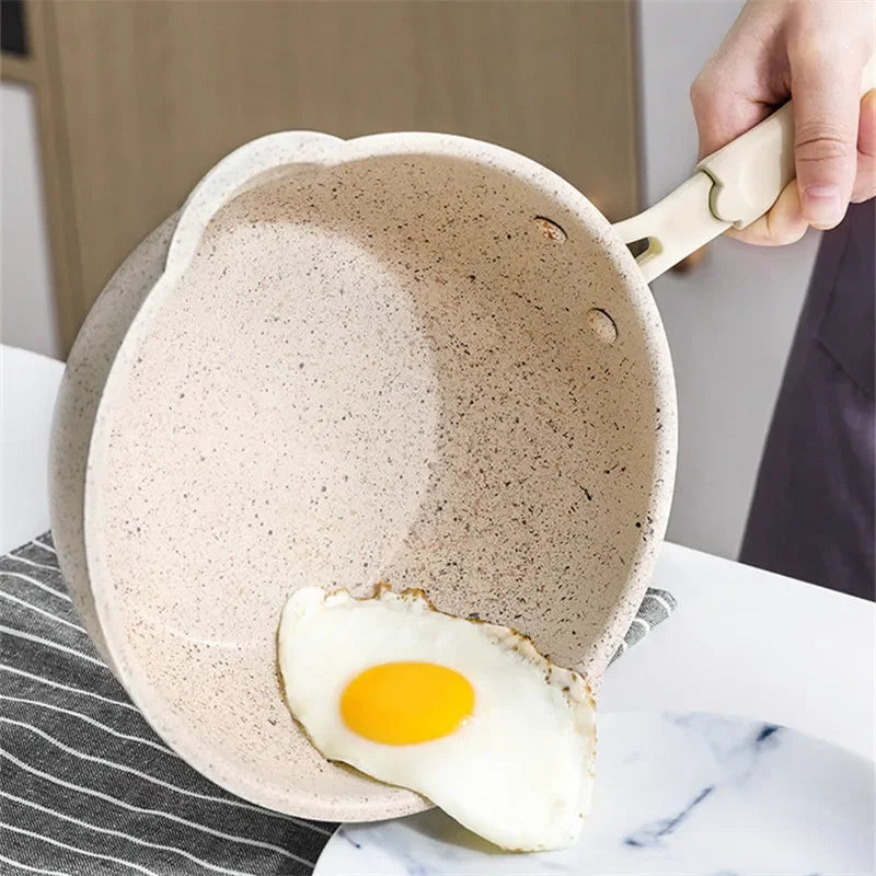 Durable Maifan Stone Non-Stick Wok Pan