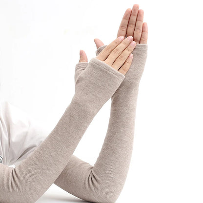 Manches longues en cachemire pour femme