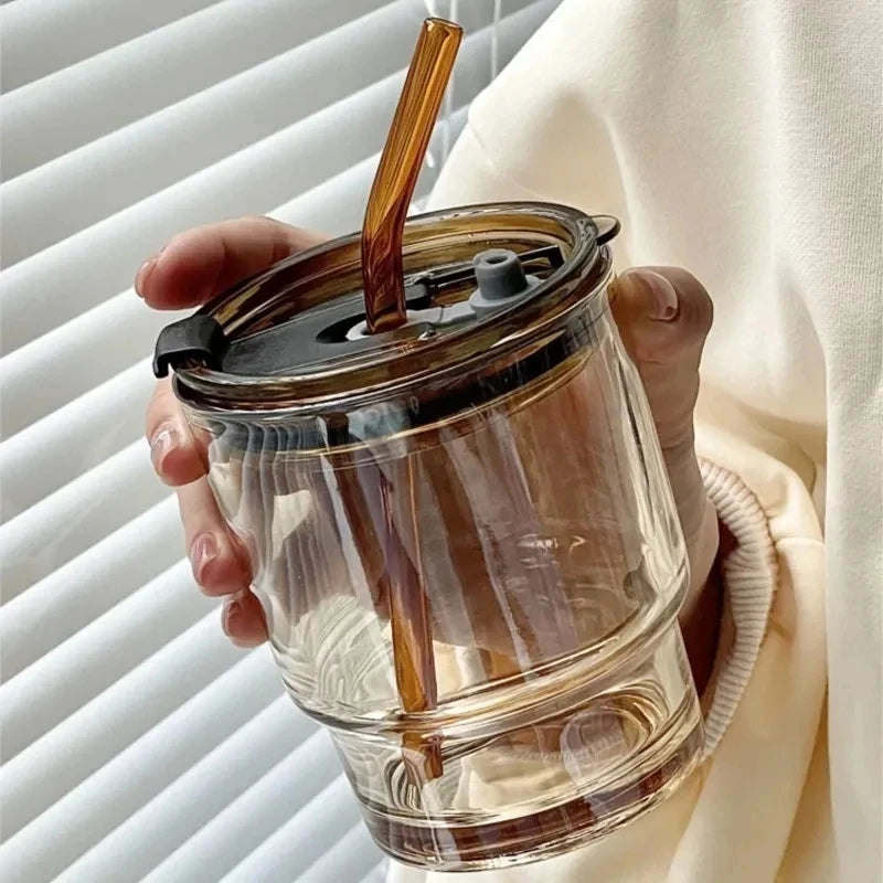 Ensemble de tasses en verre sans plomb de 450 ml