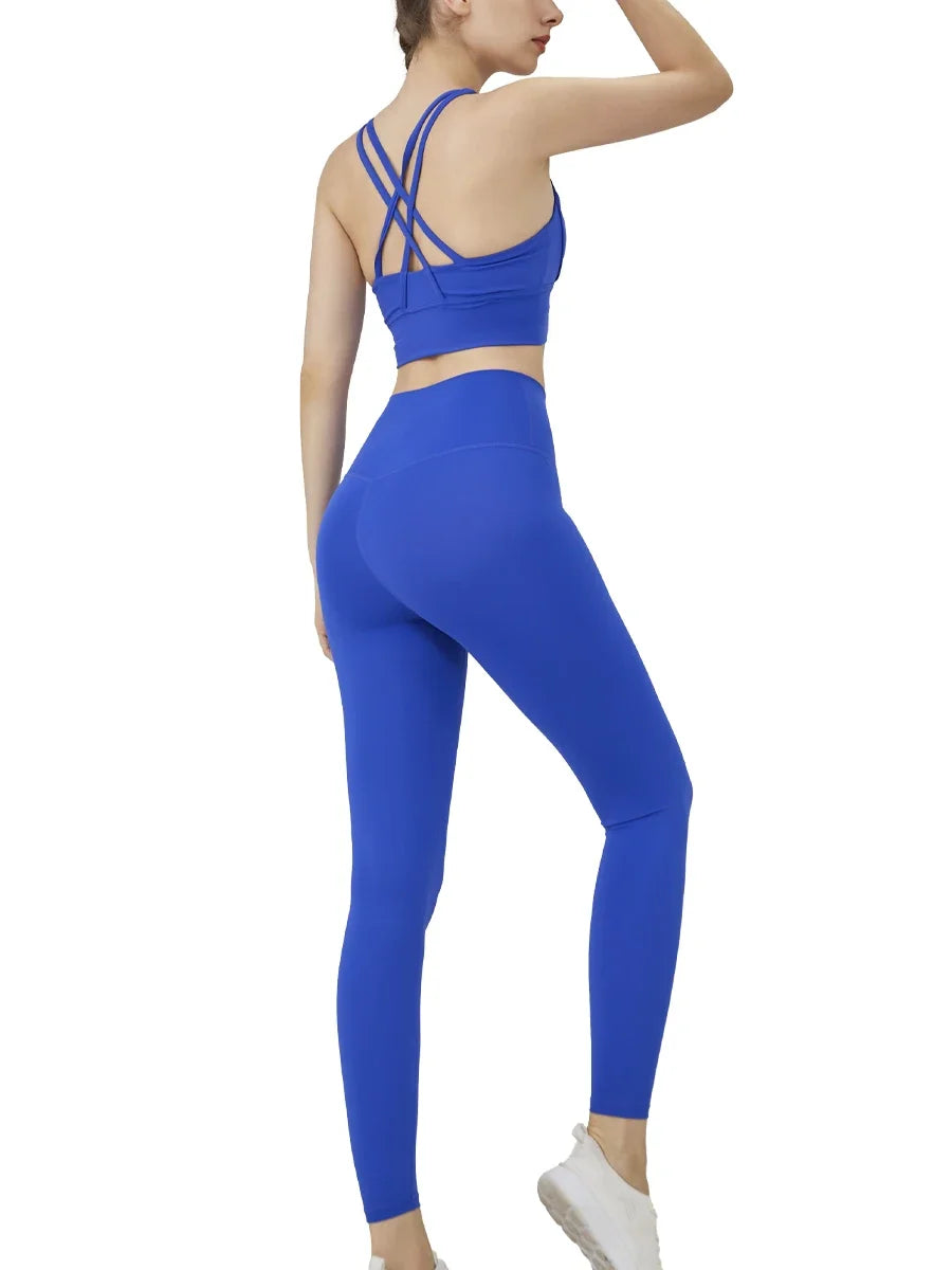 2-Piece Yoga Tracksuit & Sports Bra Set