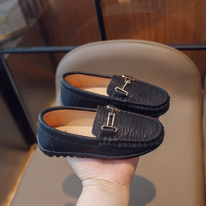 black loafers