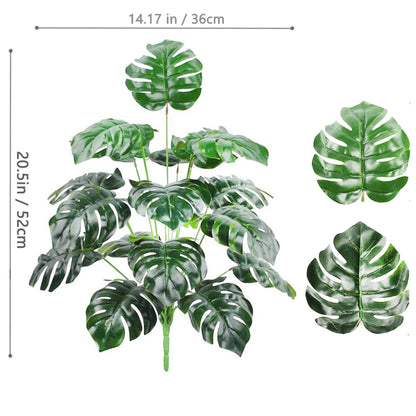 110cm Artificial Monstera Palm Tree Home Decor