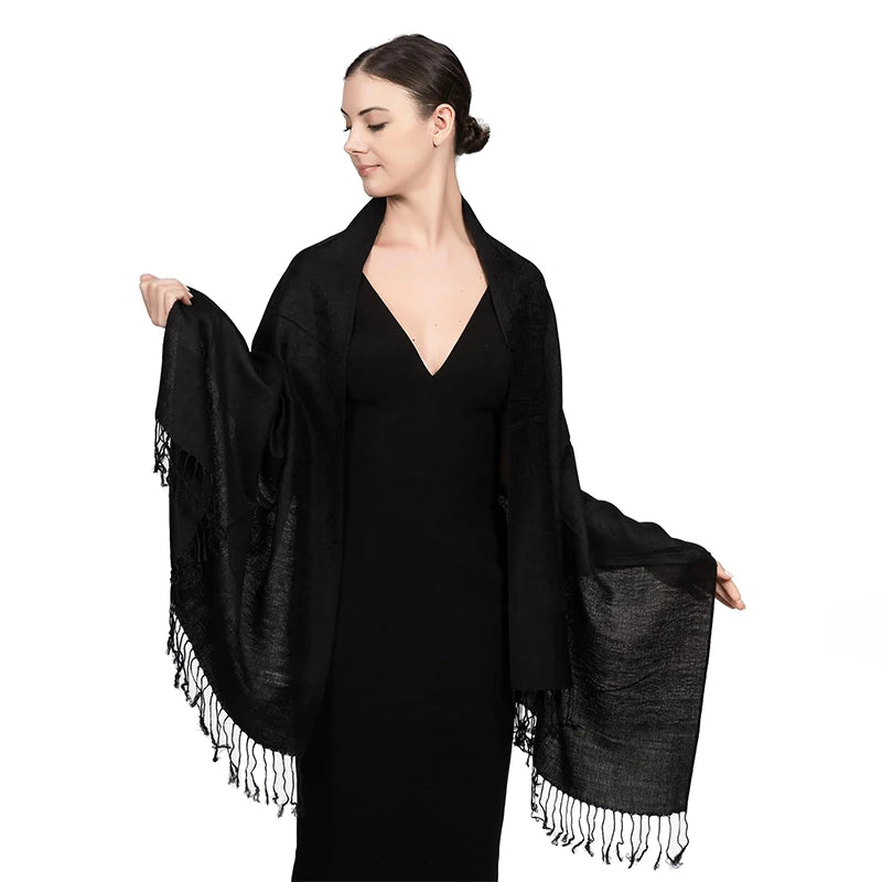 Poncho de voyage de luxe en cachemire – Enveloppements d'hiver chauds