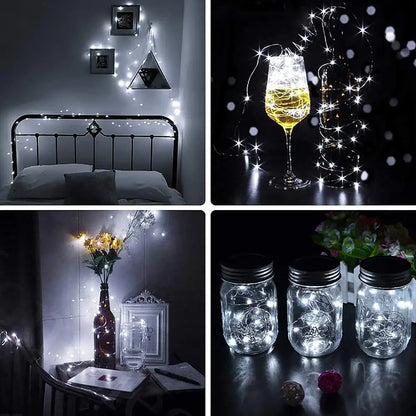 Copper Wire LED Fairy Lights for Home Decor