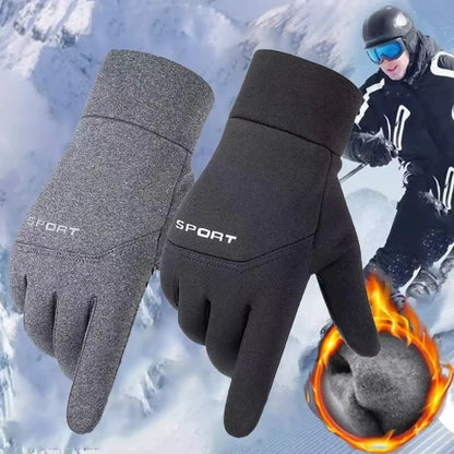 Warme wasserdichte Winter-Bikerhandschuhe – Touchscreen