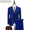 Sapphire blue 3pcs