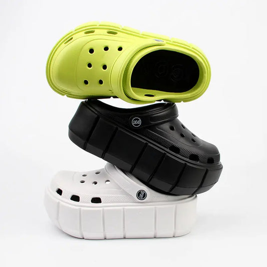 Sandales à plateforme d'outillage d'été, pantoufles de grotte