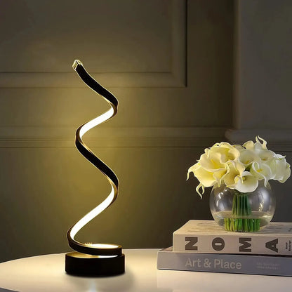 Nightstand Small Bedside Dimmable LED Table Lamp