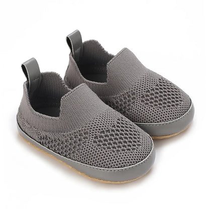 Newborn Baby Boys Leather Non-Slip Soft-Sole Infant Shoes