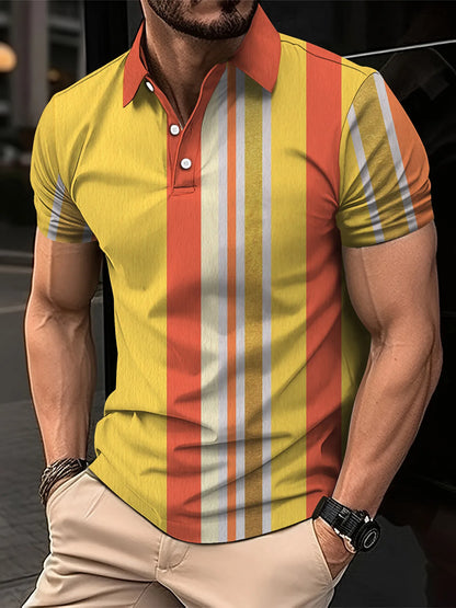 Summer Polo Shirt for Men - Short Sleeved