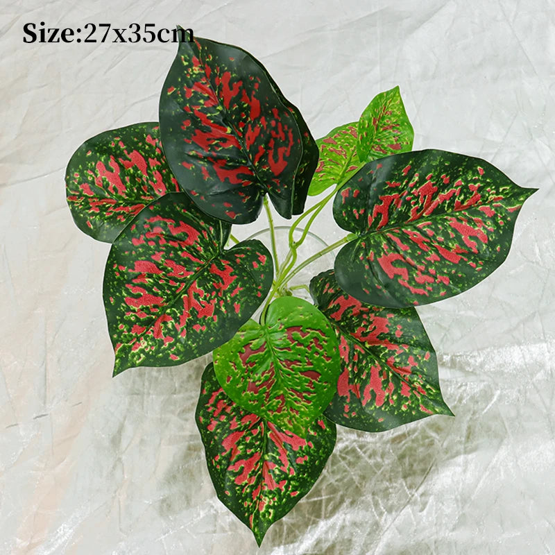 Artificial Palm Leaves Wall Decor Garden Decoration