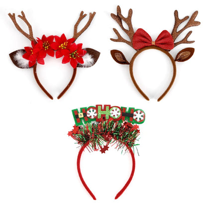 Cute Christmas Antler Headbands for Women