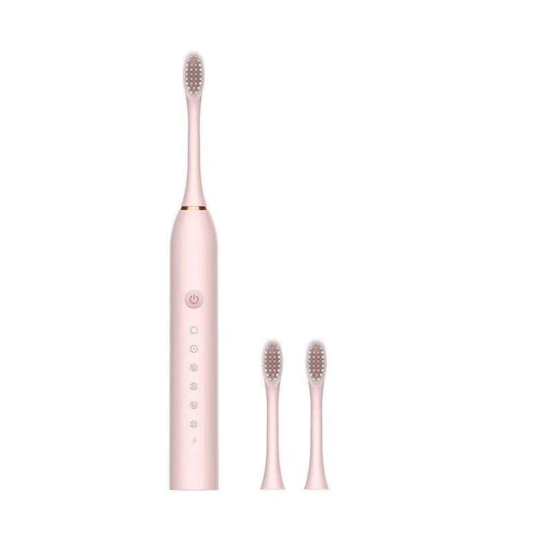 Electric Toothbrush Waterproof DuPont Brush Head USB Rechargeable High Frequency Cleaning