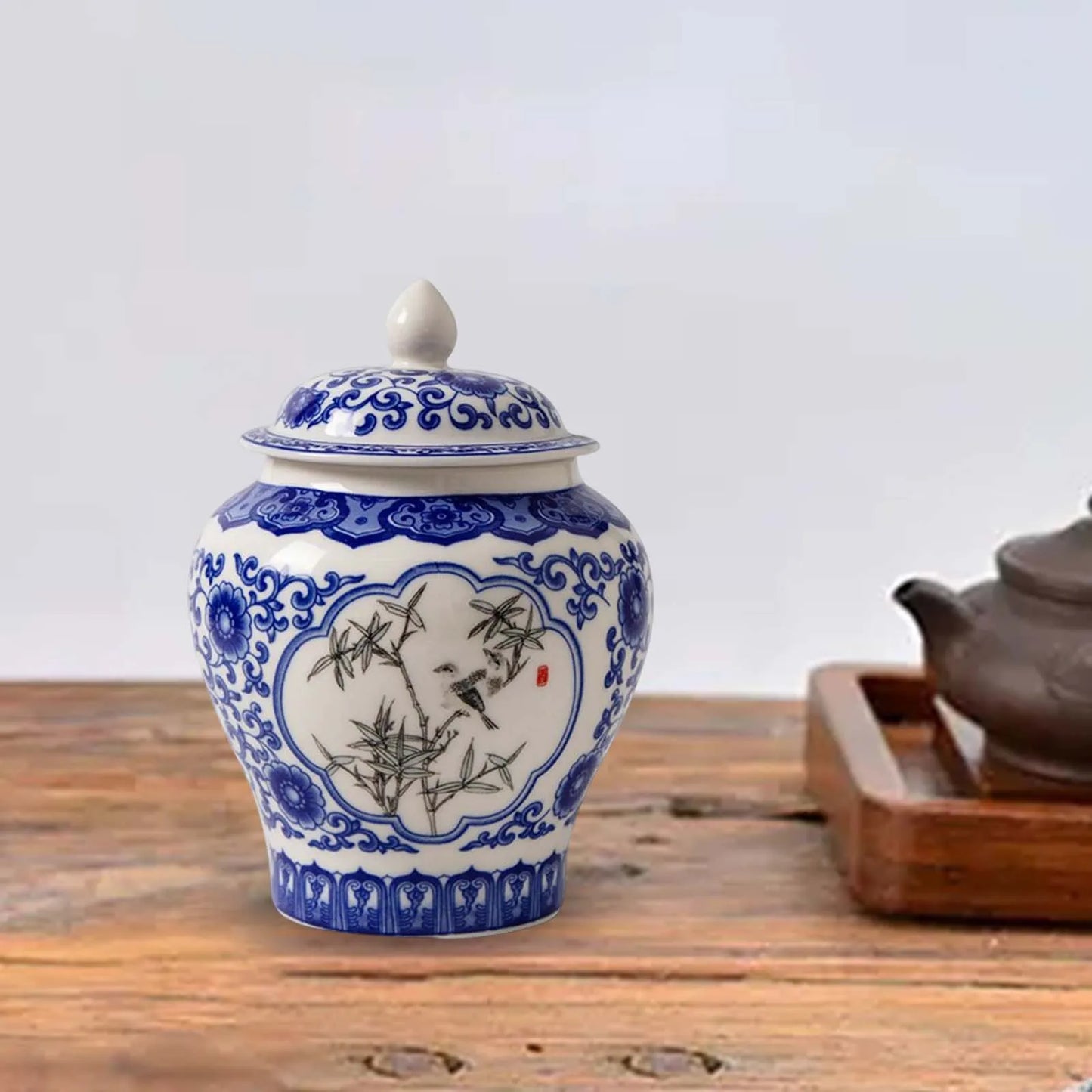 Blue White Porcelain Restaurant Decor Jar vases